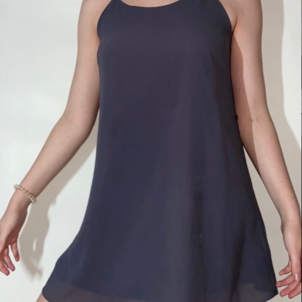 Mini Naked Zebra racerback dress
